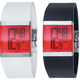 Illustration for article titled Philippe Stark Crystal Clear Watch: Cherry-Colored Wrist Candy